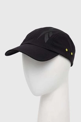 Reebok czapka z daszkiem Tech Style kolor czarny z nadrukiem