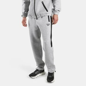 Reebok - DreamBlend Spacer Straight Leg Pants, male, Athletic Grey Marl/Black, Size: