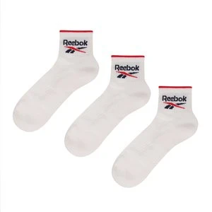 REEBOK EU - 3 Pairs Sports Essentials Ankleunisex, White, Size: