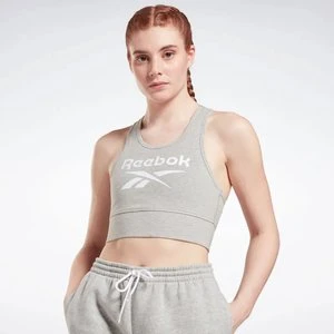 REEBOK EU - Biustonosz Reebok Identity Sports, female, Medium Grey Heather / White, Size: