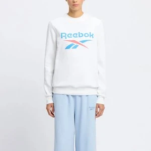 REEBOK EU - Bluza Reebok Identity Big Logo, female, White/Coral/Blue, Size:
