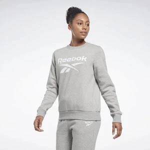 REEBOK EU - Bluza Reebok Identity Big Logo Fleece Crewunisex, Medium Grey Heather, Size: