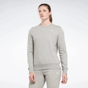REEBOK EU - Bluza Reebok Identity Small Logo French Terry Crewunisex, Medium Grey Heather, Size:
