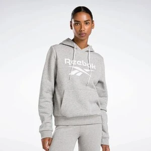 REEBOK EU - Bluza z kapturem Reebok Identity Big Logo Fleece, female, Medium Grey Heather, Size: