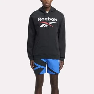REEBOK EU - Bluza z kapturem Reebok Identity Big Logo, male, Black/White/Vector Red, Size: