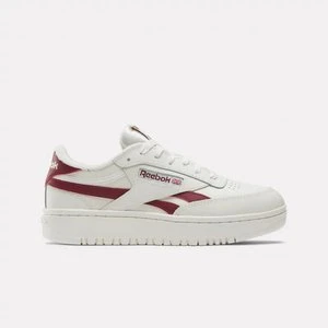 Reebok - Buty Club C Double Revenge Women's, female, Chalk/Chalk/Classic Burgundy, Size: