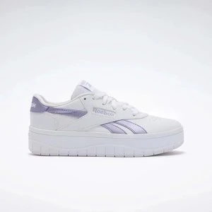 REEBOK EU - Buty Reebok Court Advance Surgeunisex, Footwear White/Metalic Purple/Digital Gleam, Size: