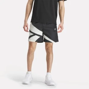 REEBOK EU - Classics Vector Woven Shorts 7", male, Black/Chalk, Size:
