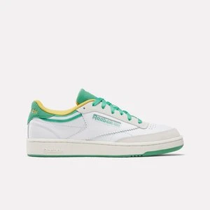 REEBOK EU - Club C 85 Unisex Sneakersunisex, White/Upgradegreen/Chalk, Size: