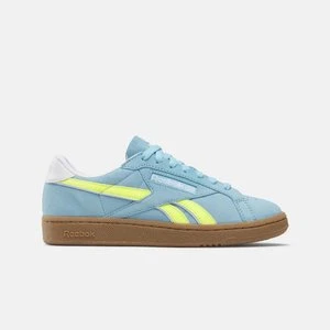 REEBOK EU - Club C Grounds UK Women's Sneakers, female, Digital Blue/Solar Acid Yellow/Gum, Size: