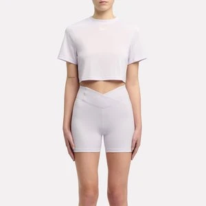 REEBOK EU - ID Train Cropped T-Shirt, female, Digital Gleam, Size: