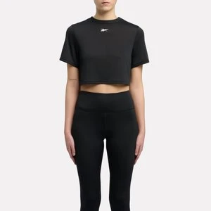 REEBOK EU - ID Train Cropped T-Shirtunisex, Black, Size: