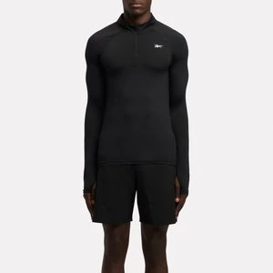 REEBOK EU - ID Train Muscle Quarter Zipunisex, Black, Size: