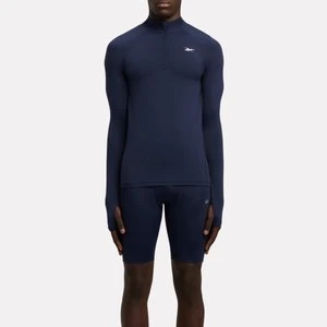 REEBOK EU - ID Train Muscle Quarter Zipunisex, Vector Navy, Size: