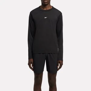 REEBOK EU - Identity Basketball Long Sleeve Shooting T-Shirtunisex, Black, Size: