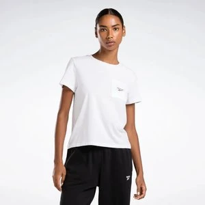 REEBOK EU - Identity Pocket T-Shirt, female, White, Size: