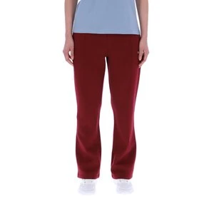 Reebok - Identity Small Logo Pintuck Open Hem Fleece Pantsunisex, Classic Burgundy, Size: