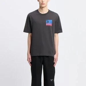 REEBOK EU - Koszulka Graphic Series Shaq Logo, male, Washed Black, Size: