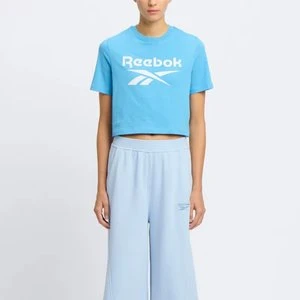 Reebok Clearance - Koszulka Reebok Identity Big Logo Cropped, female, Recovery Blue, Size:
