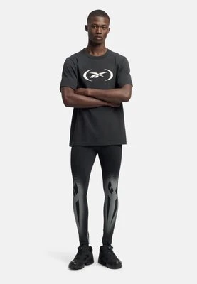 REEBOK EU - Legginsy ERS Perform, male, Black/Grey, Size: