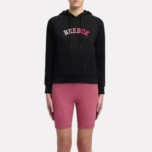 REEBOK EU - Ombre Logo Fleece Hoodieunisex, Black, Size: