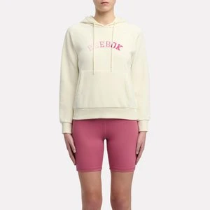 REEBOK EU - Ombre Logo Fleece Hoodieunisex, Vintage Chalk, Size: