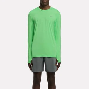 REEBOK EU - RBK-Chill Athlete Speed Long Sleeve T-Shirtunisex, Green Glow, Size: