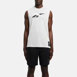 REEBOK EU - Reebok Identity Basketball Logo Tankunisex, Light Grey Marl, Size: