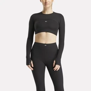 REEBOK EU - Rib Shrug, female, Black, Size: