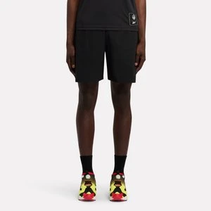 REEBOK EU - Small Logo Regular Fit Long Shortunisex, Black, Size:
