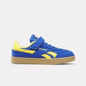 Reebok - Smash Edge Elastic & Top Strap Boy's Sneakersunisex, Optimum Blue/Golden Haze/Reebok Gum, Size: