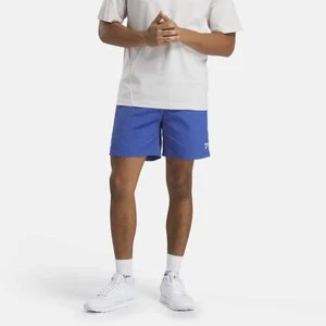 REEBOK EU - Szorty Crosscheck Woven 18 cm, male, Twilight Blue, Size: