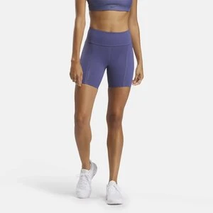 REEBOK EU - Szorty Lux High Rise Biker 15 cm, female, Twilight Purple, Size: