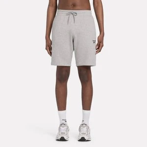 REEBOK EU - Szorty Reebok Identity Small Logo, male, Medium Grey Heather/Medium Grey Heather, Size:
