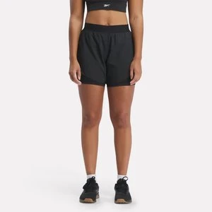 REEBOK EU - Szorty Running 2-in-1, female, Night Black, Size: