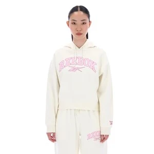 Reebok - Varsity Arch Fleece Hoodieunisex, Vintage Chalk, Size: