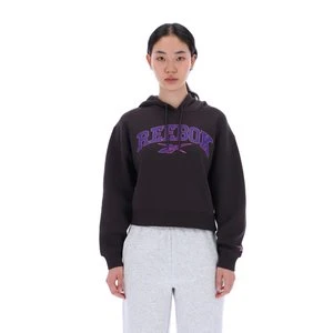 REEBOK EU - Varsity Arch Fleece Hoodieunisex, Washed Black, Size: