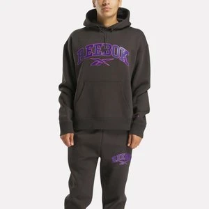 REEBOK EU - Varsity Arch Hoodieunisex, Washed Black, Size: