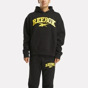 REEBOK EU - Varsity High Density Hoodieunisex, Black, Size: