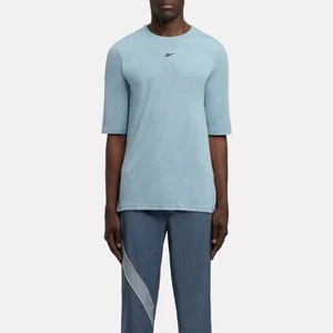 REEBOK EU - Yoga Relaxed T-Shirtunisex, Leisure Blue Marl, Size: