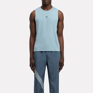 REEBOK EU - Yoga Relaxed Tankunisex, Leisure Blue Marl, Size: