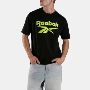 Reebok - High Density Logo T-Shirtunisex, Black, Size: