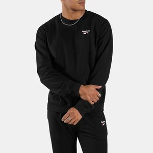 Reebok - ID Small Logo Crew Sweatshirtunisex, Black, Size: