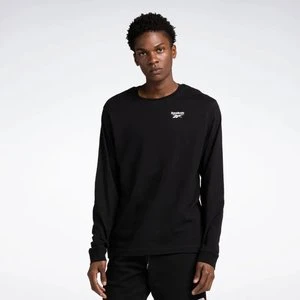 Reebok - Identity Small Logo Long Sleeve Tee, male, Black, Size: