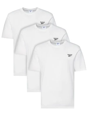 Reebok Komplet 3 t-shirtów Woodrow RK25189CCM Biały Regular Fit