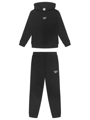 Reebok Komplet dresowy RK95228CCB Czarny Regular Fit