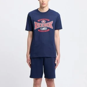 Reebok - Koszulka Graphic Series Tradition, male, Navy, Size: