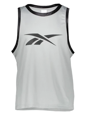 Reebok Koszulka sportowa "Basketball" w kolorze szaro-czarnym rozmiar: L
