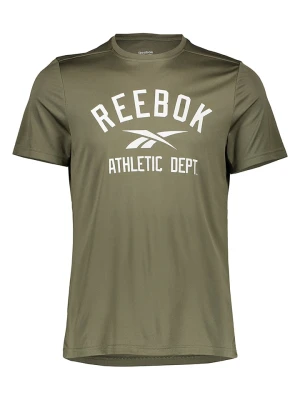 Reebok Koszulka sportowa "Poly" w kolorze khaki rozmiar: XL