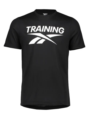Reebok Koszulka sportowa "Vector" w kolorze czarnym rozmiar: L